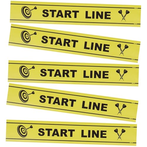 YARNOW Darts Throwing Line Marker Durable Ground Notice Line for Dart Players Floor Sticker for Easy Gameplay and Enhanced Accuracy Game Accessory for Parties and Enthusiasts