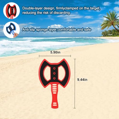 Throwing Axes Set for Axe Throwing Game Backyard, Safety Throw Plastic Axes Stars, Indoor Outdoor Hatchet Throwing Game Replacement Accessories Parts for Adults and All Ages - style: 8 Pcs Axes