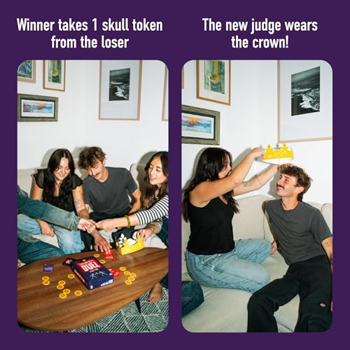 DSS Games I Challenge You to A Duel [Challenge Party Game for Teens & Adults | Funny Card Game for Family Game Night, Birthday Parties & Large Groups]