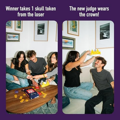 DSS Games I Challenge You to A Duel [Challenge Party Game for Teens & Adults | Funny Card Game for Family Game Night, Birthday Parties & Large Groups]