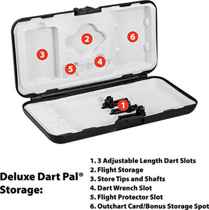 Viper by GLD Products Bobcat Adjustable Weight Soft Tip Darts with Storage/Travel Case - size: 16 Grams (Adjustable to 18 and 19 Grams), style: Nickel Silver Plated with Black Rings