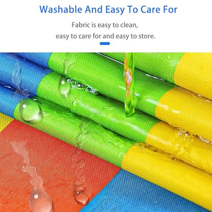 2-Pack Family Teamwork Mats (19.68ft/26.24ft) - Oxford Fabric for Backyard Activity, School Carnivals & Neighborhood Playdates(8M/26.24ft) - size: 8M/26.24ft