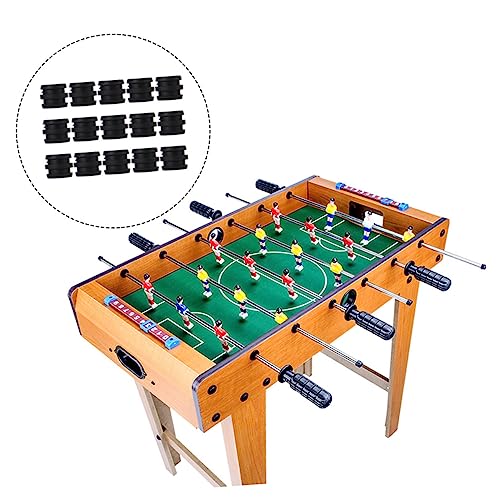 1set Football Machine Bearing Rods Durable Plastic Foosball Bushings for Tabletop Games Compact for Easy Storage Replacement Parts for Standard Foosball Tables Enhance Your 15pcs
