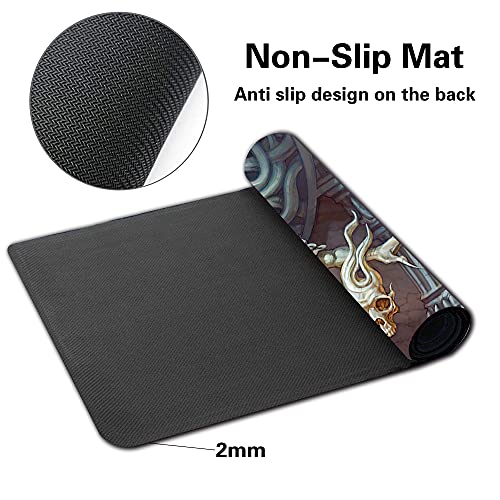 Board Game MTG Playmat Games Size 60X35 cm CCG Compatible for MTG CCG RPG Trading Card Game (ASHIOK, Nightmare Muse) - color: Ashiok, Nightmare Muse
