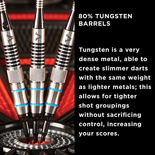 Viper Grim Reaper 80% Tungsten Soft Tip Darts with Storage/Travel Case - size: 18 Grams, style: Medium Knurling