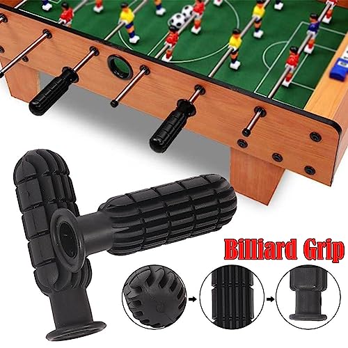 4 Pack Foosball Table Handle Grip Replacement Football Game Rod Handles Stick End Cap Grips for Desktop Soccer Tabletop Parts Repair Table Top (1/2" / 0.5'' Hole ID)