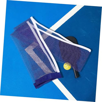 Abaodam Portable Table Tennis Net and Post Kit Easy Setup for Training and Practice Durable Iron and Polyester Design for Adults Students