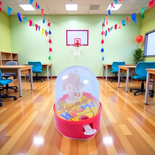Mini Finger Basketball Shooting Game, Basketball Party Favors, Mini Handheld Desktop Table Basketball Game for Development Educational for Reduce Stress Killing Time Basketball Games