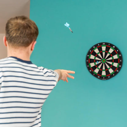 PINPOINT Soft Tip Dartboard | for Home Use with 6 Soft Tip Darts - Lightweight ABS Plastic Board - Optional Premium Soft Tip Darts - style: Premium Soft Tip Darts