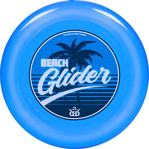 Dynamic Discs Beach Glider Flying Disc, Catch and Throw Frisbee Discs Golf, Predictable Flight Pattern, 175g+, Blue - color: Blue