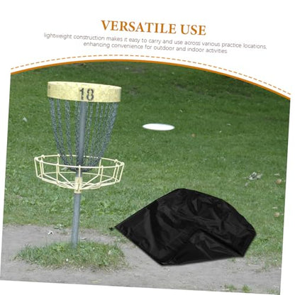 Heavy Duty Disc Golf Basket Cover Oxford Shield with Drawstring for Outdoor and Indoor Use Weatherproof Protection Against Rain and Sun