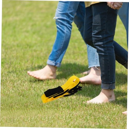 BESPORTBLE 2pcs Team Building Legged Race Bands for Boys and Girls and Adults Cooperative Backyard Game for Carnival Events for Relay Races and Family Fun Activities