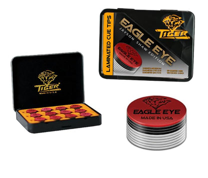 Eagle Eye Laminated Pool/Billiard Cue Tip Jayson Shaw Edition - Medium