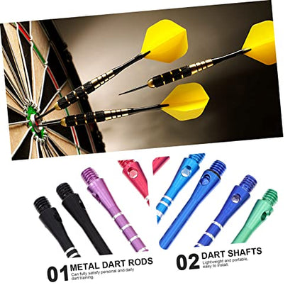 1set Aluminum Alloy Dart Rod Lightweight Accessories for Tip and Soft Tip Easy to Install Unique Design Optimal Flight Path
