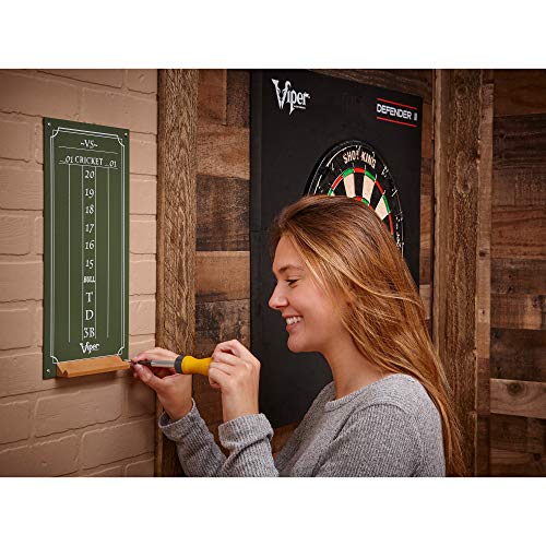 Viper Darts Cricket Chalk Scoreboard - style: Small (15.5" H x 8" W)