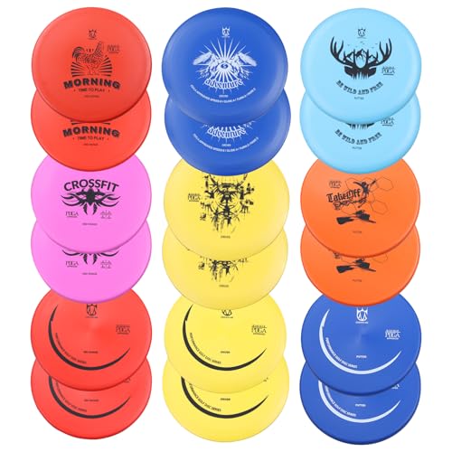 CROWN ME Disc Golf Set, Disc Golf Starter Set - style: 18 Disc