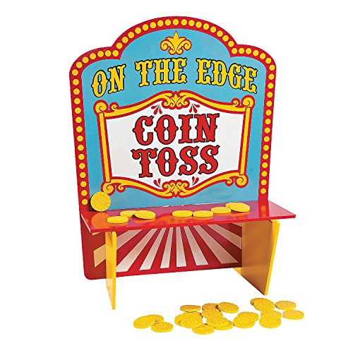 Fun Express - On The Edge Carnival Coin Drop Game - 20 Inches Tall - (Includes 30 Coins)