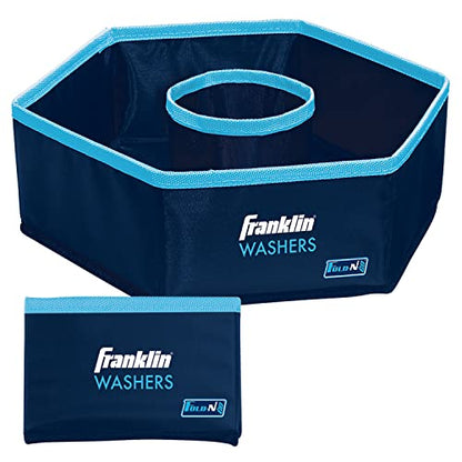 Franklin Sports Washer Set - (2) 12" x 12" Folding Targets - Portable Fun - Perfect for Beach, Tailgating, Parties - Replacement Bottle Cap Washers - style: Original Washers