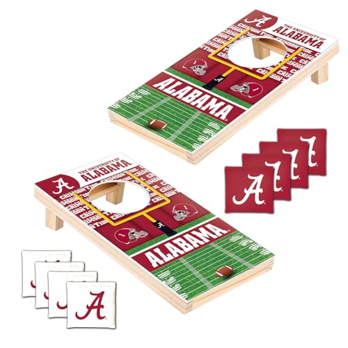 MasterPieces NCAA Syracuse Orange Tabletop Cornhole Game - Home Decor - style: Alabama Crimson Tide