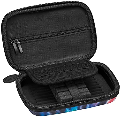 Casemaster by GLD Products Sentinel 6 Dart Case, Holds Extra Accessories, Tips, Shafts and Flights, Compatible with Steel Tip and Soft Tip Darts, Impact & Water Resistant Tactech Shell, Tie Dye - color: Tie Dye
