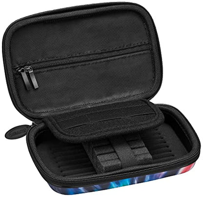 Casemaster by GLD Products Sentinel 6 Dart Case, Holds Extra Accessories, Tips, Shafts and Flights, Compatible with Steel Tip and Soft Tip Darts, Impact & Water Resistant Tactech Shell, Tie Dye - color: Tie Dye