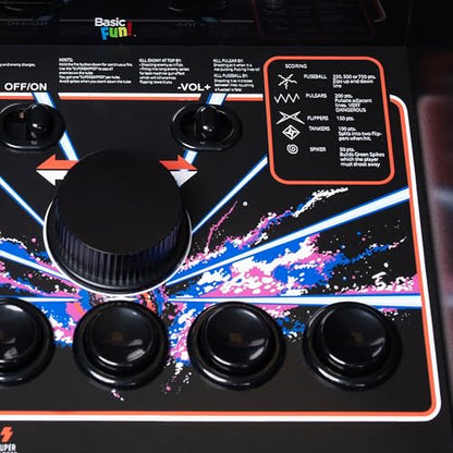 Arcade Classics - Atari Tempest Counter Series Game Machine, 5 Games, 8" Liquid Crystal Screen - Mini Cabinet, Portable Gaming, Retro, Countertop Console, Basement Decoration, Man Cave - style: Tempest Counter Series