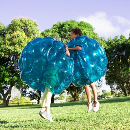 HearthSong Bumper Balls - Wearable Human Bubble Ball, Durable Body Bubble Suit Sumo Balls for Bouncing and Tumbling, Ideal for Fun Outdoor Games (2 Pack) - size: 36" Diameter - V2