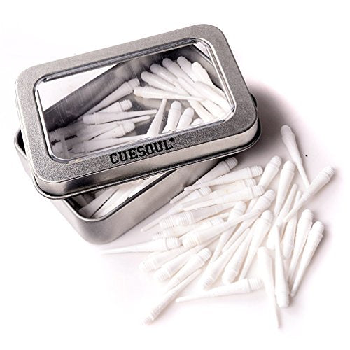 CUESOUL 100 Pieces Soft Tip Points for Soft Tip Darts - color: White
