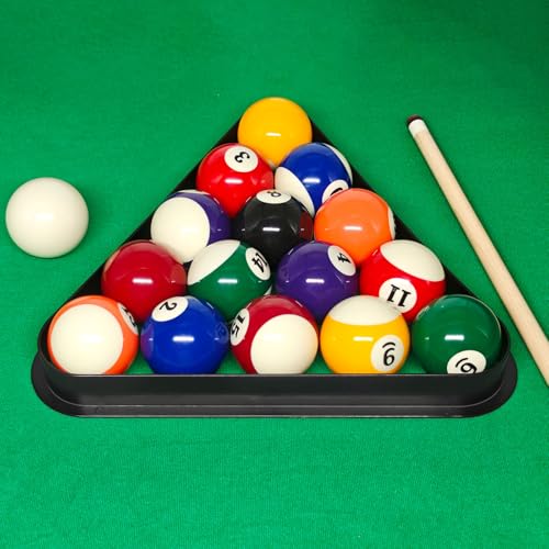 Plastic Pool Ball Rack Billiard Ball Triangle Rack, Pool Table Ball Holder Positioning Rack,2-1/4" Pool Ball Rack