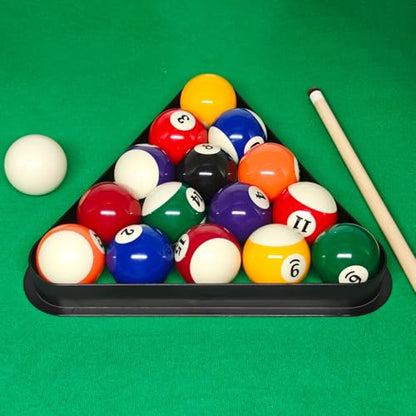 Plastic Pool Ball Rack Billiard Ball Triangle Rack, Pool Table Ball Holder Positioning Rack,2-1/4" Pool Ball Rack