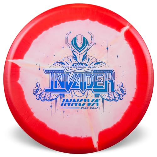 Innova Halo Star Invader Disc Golf Putter – Straight Flying Disc Golf Putter (Colors Will Vary) - size: 173-175g