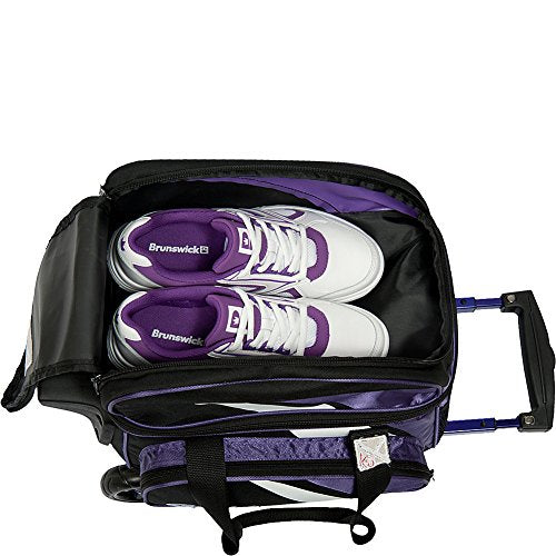 KR Strikeforce Cruiser Single Bowling Ball, Shoe and Accessory Roller Bowling Bag - color: Pink/White/Black