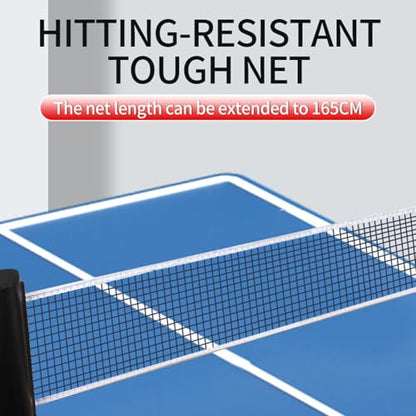 Pong Net Replacement, 7.87x5.91x2.36in ABS Nylon Mesh, Portable Expandable Tennis Post, Practicing, Exercise, Hobby, Home, School, Travel