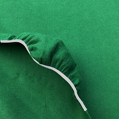 CAIT CHAPMAN HOME COLLECTION Green Felt Game Table Cover Fitting 34"-36" Square Table - size: 40" x 40" (Square)