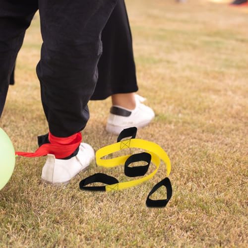 UKCOCO 2Pcs Legged Race Bands for Adults Team Building Games for Carnival Field Day Backyard Parties Outdoor Fun Enhance Teamwork Interaction