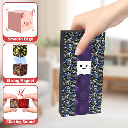 Intoypad 150PCS Magnetic Blocks for Kids, 0.8in Magnetic Building Block Toys for Boys Girls Age 3 4 5 6 7 8 9 10 Magnet Cubes Game Magnetic Tiles STEM Toys Christmas Birthday Gifts for Kids Toddlers - style: 150Pcs