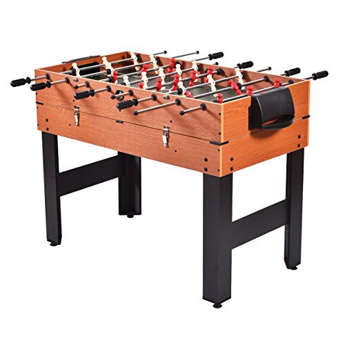 New 48" 3-in-1 Multi Combo Game Table Foosball Soccer Billiards Pool Hockey for Kids