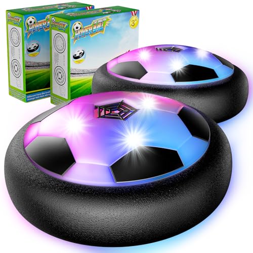 HopeRock Hover Soccer Ball Toys for 3-12 Year Old Boys Girls, Indoor and Outdoor Creative Toys for Toddlers with Foam Bumper, Birthday Gifts for 3 4 5 6 7 8+ Year Old Children's - style: Style B