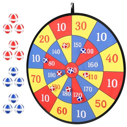 Accmor 29" Large Dart Board for Kids, Kids Dart Board with Sticky Balls, Indoor Outdoor Fun Party Play Game Toys, Boys Toys Gifts for 3 4 5 6 7 8 9 10 11 12 Years Old Boys Girls