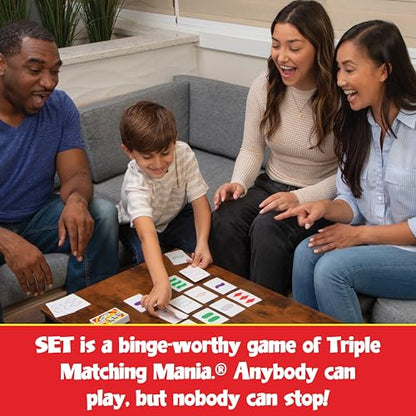 Set Card Games for Kids - Travel Case Bundle, Cards Included, Fun Family Games, Travel, Memory, Learning, Multi-Player, Ages 6+ - style: SET Travel