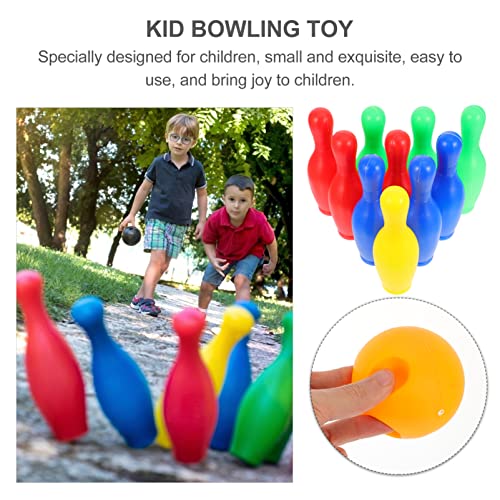 Toddmomy 1set Boys and Girls Indoor Bowling Safe Material for Parent-boy Girl Motor Skill Development