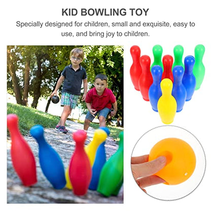 Toddmomy 1set Boys and Girls Indoor Bowling Safe Material for Parent-boy Girl Motor Skill Development