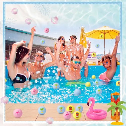 Soulchen 24 Pcs Table Tennis Balls Bulk 40mm Novelty Fun Table Tennis Balls Accessories for Gift Party - style: Flamingos