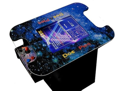 Doc and Pies Arcade Factory Full Size Professional Cocktail Arcade Machine | 60 Classic Games | Original, Classic Design | 2-Player | Full Size LCD Screen, Buttons and Joystick - style: 60