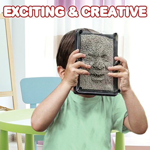ArtCreativity 3D Pin Art Toy (Pack of 2) – Large 5x7 & Small 3.5x5 Sensory Boards – Fidget & Autism Toys for Kids – Creative Stress Relief Gift for Autistic Children Ages 3, 4, 5, 6, 7, 8, 9, 10