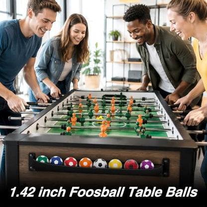 OuMuaMua Foosball Table Balls 1.42 Inch Soccer Balls for Tabletop Game Foosball Table World Cup Accessory Replacements