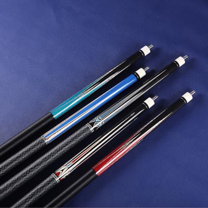 58 inch Canadian Maple Pool Cue Stick 19/20/21 Ounces Available, 13mm Fiber Leather Tip Billiard Cue, Irish Linen Wrap Cues for Beginner, Commercial and Home Entertainment - color: 01