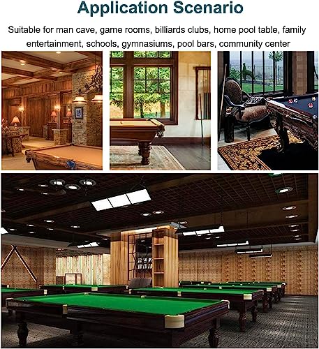 REMYS Corner Floor Cue Rack, with 5 Drink Coasters, Billiard Supplies 10 Cues Freestanding Pool Stick Holder, Holds Full Set of Balls