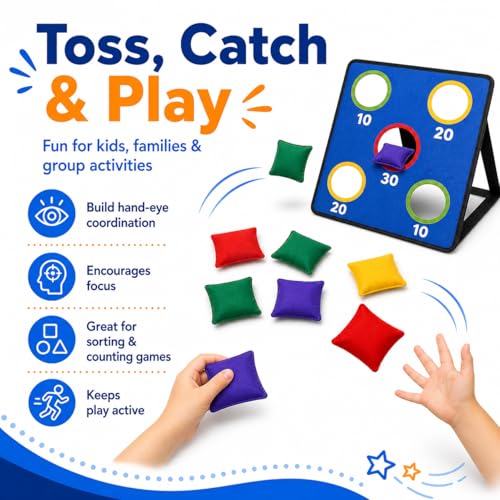 12 Pack 2inch/5cm Nylon Bean Bags Children Family Adults Outdoor Yard Games Bean Bag Toss Carnival Toy Bean Bag Toss Game