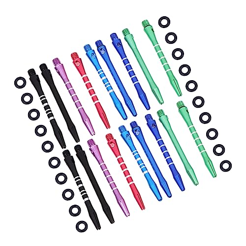 POPETPOP 1set Aluminum Alloy Dart Shafts Portable Metal Rods for Indoor and Outdoor Games Easy Installation Lightweight Design for Training and Competition